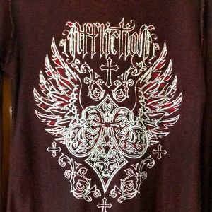 Affliction Reversible Thermal Top